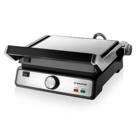 Electric Grill Brayer BR2002, 2000 W, anti -stick coating, 29x26 cm