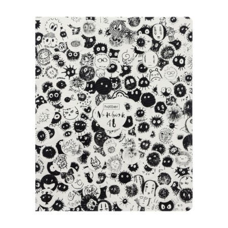 Notebook of 48 sheets in the cage on the clip "cool blots", embossing, mix-2
