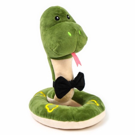 Soft toy "Snake", with a butterfly tie, for the New Year-3