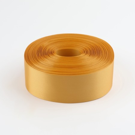 Satin tape, 50 mm × 100 ± 5 m, gold color-1