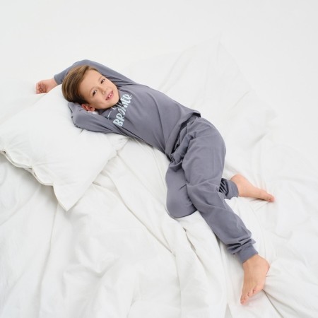 Children's pajamas for the boy KAFTAN Brother, R.32 (110-116), dark gray-6