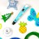 3D handle Luazon, display, work with plastic ABS and PLA, plastic in the kit, blue