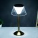 Vilora Table lamp LED USB AKB Gold 15x15x30 cm Risalux
