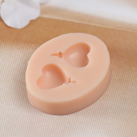 Mold Silicon "Air Heart" 2.5x1.9x0.7 cm-2