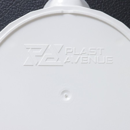 Pot for flowers with basal watering "Rumba", 3 l, white color-3
