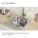 Curler IDDIS Strit S, 585x485 mm, mortise, polishing, stainless steel