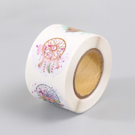 Stick Paper "Dreams of Dreams. Boho" d = 2.5 cm 252 pcs in the roll-6