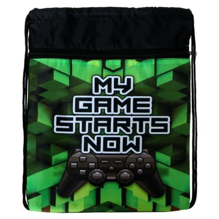 A bag for shoes with a pocket of 420 x 340 mm, Calligrata MSO-7C, (soft polyester, density 210D), Gamer)-1