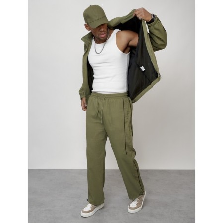 Male tracksuit, size 52, khaki color-13