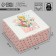Gift folding box, packaging, "tender", 15 x 15 x 7 cm