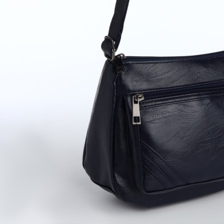 Women's bag with lightning, blue color-3