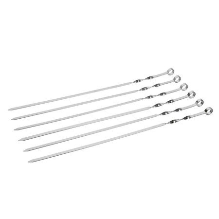 A set of flat skewers Boyscout, 60 cm, 6 pcs in a blister