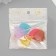Acrylic Suspension Suspension "Lollipop. Heart" mix 7x3 cm