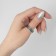 Ring "Paporotnik" Color Black silver, 19 size