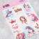 A set of paper stickers “Magic world of unicorns”, 11 x 15.5 cm, 10 sheets