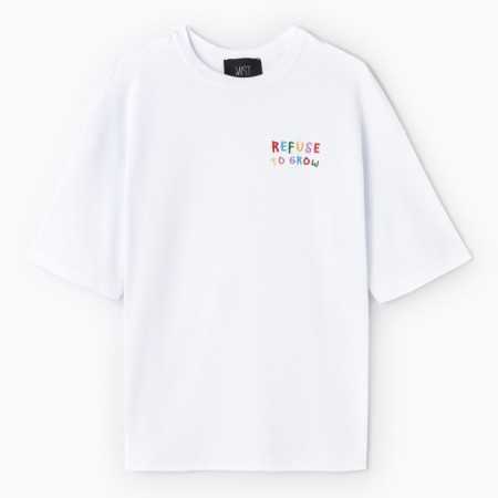 Women's T -shirt MIST Rainbow p. S-m, white-6