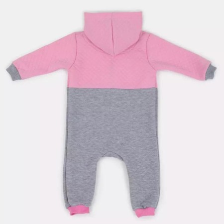 Combineson children's insulated tops "Capitane", height 62 cm, gray/pink color-11