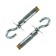 Anchor bolt bison, with a hook, lightweight, galvanized, 5x46 mm, 50 pcs