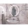Domino Mirror Amsterdam, size 700x700 mm, with backlight