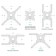 Bracket Onkron M4, for TV, inclined-horned, 32 "-65", 55-500 mm from the wall, white