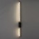 Bra "Olma" LED 12W 4000K Black gold 74x5x6 cm