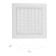 Ventilation grate Zein Lux LRR200V, 200 x 200 mm, with a grid, detachable, adjustable