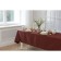 The tablecloth "Ethel" Shine 150*250 +/- 3cm, central chocolate, pl. 192 g/m2, hl with VGMO