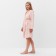 Women's bathrobe, pink color, size 56