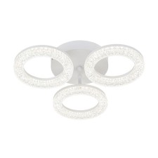 Ceiling light ESCADA, 10281/3LED. 1x60W, LED, 4396LM, 3000/4000/6500K, 420x420x90 mm, color chromium