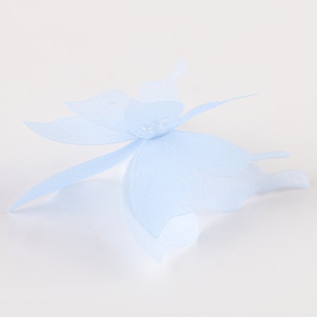 Decor for creativity "Butterfly", three -layer, set of 12 pcs., Size 1 pc. - 5 × 4.5 cm, blue color-4