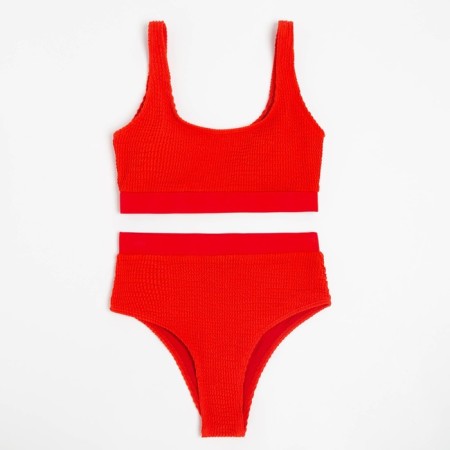 Separate Minaku women's swimsuit with a top color red, size 42-4