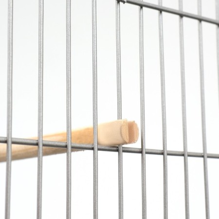 Birds Cage "Piggers" No. 105, collapsible, 3 sections, 58 x 40 x 126cm, gray-13