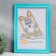 Photo frame plastic L-6 21x30 cm, turquoise