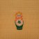 Kitchen waffle towel "Matryoshka", size 50x70 cm