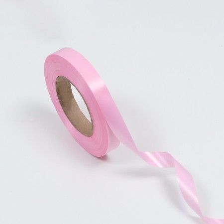 Tape for decor and gifts, pink, 2 cm x 100 m-1