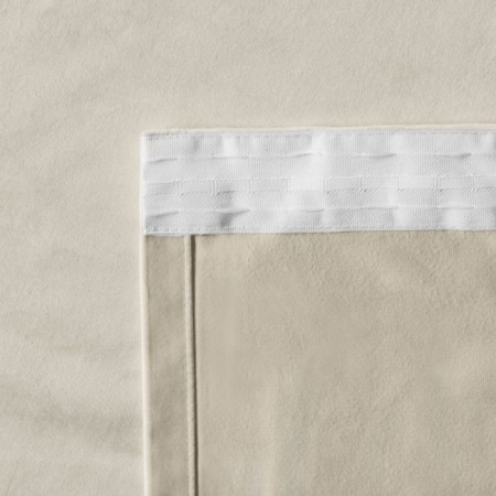 Set of curtains "velvet", size 2x145x270 cm, ivory color-1