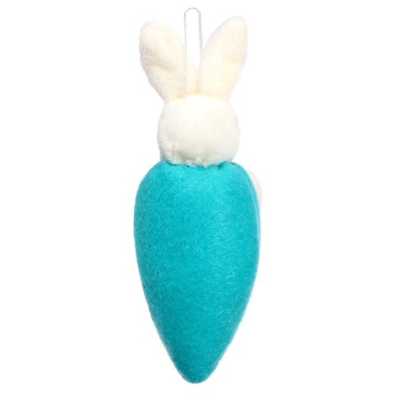 Soft toy "Hare with carrots", on the suspension, the color of mix-1