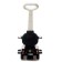 Tolokar-roller "compartment", with a parental pen, light, sound, color white