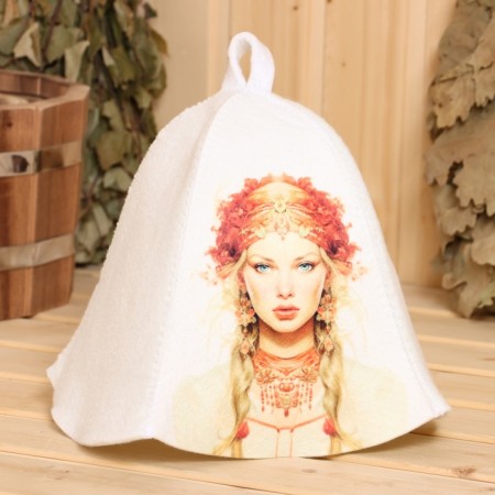 Bath cap "Russian beauty"