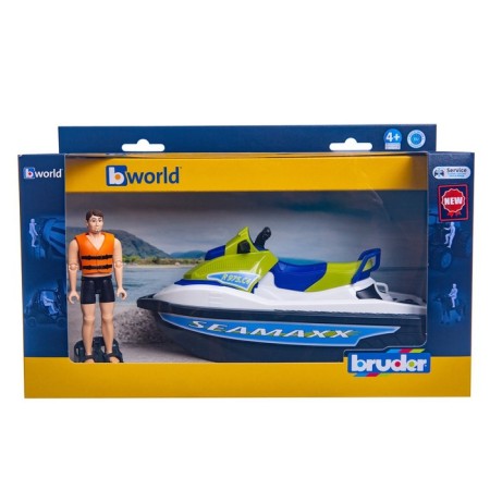 Game set "Water motorcycle with a figure"-1