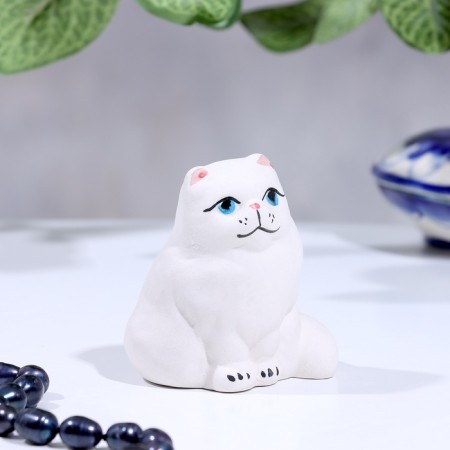 Surfe souvenir "Sedenty cat", 6x6 cm