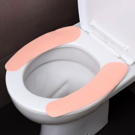 The sticker for the toilet is plain, 2 pcs (pink)-1