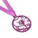 Thematic medal "Gymnastics", ⌀ 6 cm with tape
