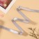 Glaps for straps, shiny, 10 mm, 10 ± 0.5 m, gray color