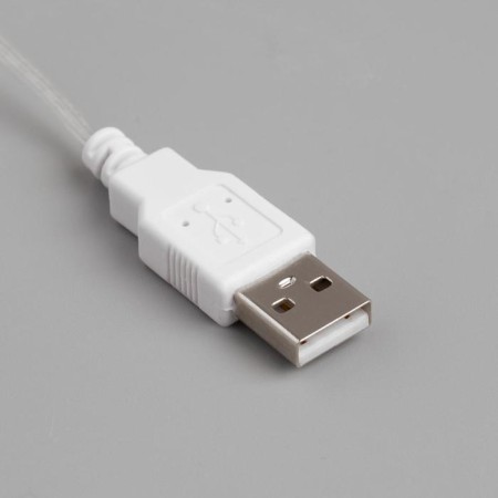 Garland "thread" 5 m Rosa, IP20, copper thread, 50 LED, warm white glow, USB-2