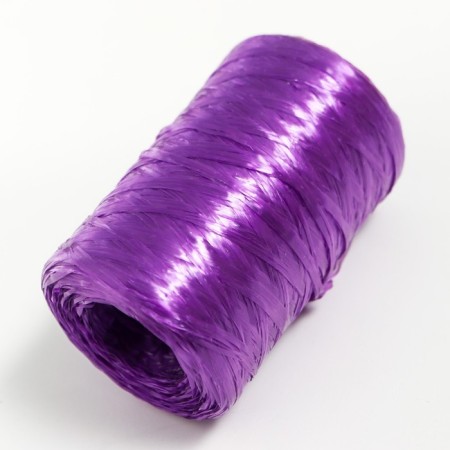 Yarn "for knitting washcloths" 100% polypropylene 400m/100 ± 10 g in the shape of a cylinder (eggplant)-2