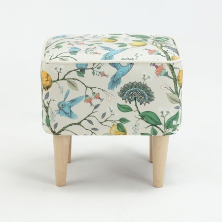 Пуф "Одос" микровелюр Лимоны-1