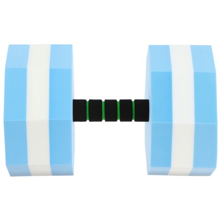 Gantel for aquaerobic hexagonal 27 x 16 x 16 cm, blue color-1