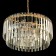 Suspended chandelier Citilux “Foundation” CL303193, 9X60W, E14, brown color