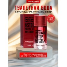 Women's toilet water Saturday Party Non Stop, 100 ml